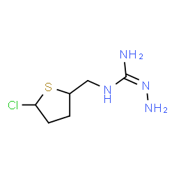 ChemSpider 2D Image | N-[(5-Chlorotetrahydro-2-thiophenyl)methyl]carbonohydrazonic diamide | C6H13ClN4S