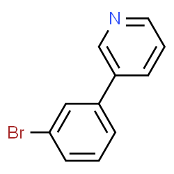 ChemSpider 2D Image | 3-(3-Bromophenyl)pyridine | C11H8BrN