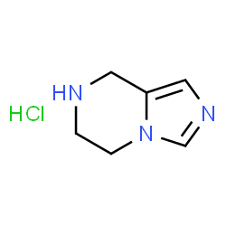 ChemSpider 2D Image | 5,6,7,8-tetrahydroimidazo[1,5-a]pyrazine hydrochloride | C6H10ClN3