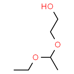 ChemSpider 2D Image | 2-(1-Ethoxyethoxy)ethanol | C6H14O3