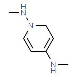 ChemSpider 2D Image | N,N'-Dimethyl-1,4(2H)-pyridinediamine | C7H13N3