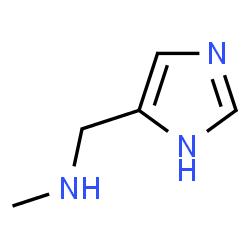 ChemSpider 2D Image | 1-(1,3-dihydroimidazol-4-yl)-N-methyl-methanamine | C5H10N3