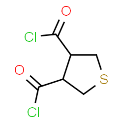 ChemSpider 2D Image | Tetrahydro-3,4-thiophenedicarbonyl dichloride | C6H6Cl2O2S