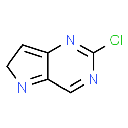 ChemSpider 2D Image | 2-chloro-5,6-dihydropyrrolo[3,2-d]pyrimidine | C6H5ClN3