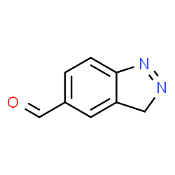 ChemSpider 2D Image | 1,3-dihydroindazole-5-carbaldehyde | C8H7N2O