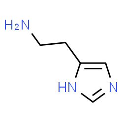 ChemSpider 2D Image | 2-(1,3-dihydroimidazol-4-yl)ethanamine | C5H10N3