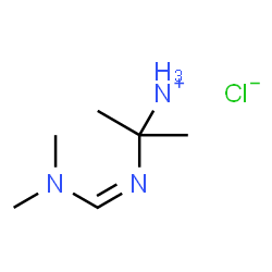 ChemSpider 2D Image | 2-{(Z)-[(Dimethylamino)methylene]amino}-2-propanaminium chloride | C6H16ClN3