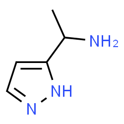 ChemSpider 2D Image | 1-(1,2-dihydropyrazol-3-yl)ethanamine | C5H10N3