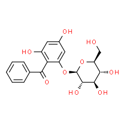 ChemSpider 2D Image | 2-Benzoyl-3,5-dihydroxyphenyl beta-L-glucopyranoside | C19H20O9