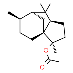 ChemSpider 2D Image | (2alpha,5alpha)-Cedran-2-yl acetate | C17H28O2
