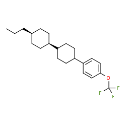 ChemSpider 2D Image | (1r,4s)-4-Propyl-4'-[4-(trifluoromethoxy)phenyl]-1,1'-bi(cyclohexyl) | C22H31F3O