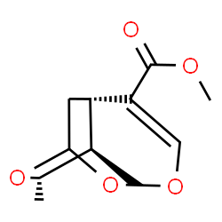ChemSpider 2D Image | Methyl (7S,8R,9S)-9-methyl-2,4,10-trioxatricyclo[5.3.1.0~3,8~]undec-5-ene-6-carboxylate | C11H14O5