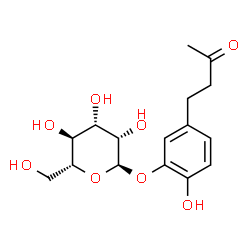 ChemSpider 2D Image | 2-Hydroxy-5-(3-oxobutyl)phenyl alpha-D-mannopyranoside | C16H22O8