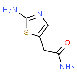 ChemSpider 2D Image | 2-(2-aminothiazol-5-yl)acetamide | C5H7N3OS