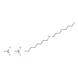 ChemSpider 2D Image | Dioctyldiacetoxytin | C20H40O4Sn