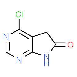 ChemSpider 2D Image | 4-chloro-5H,6H,7H-pyrrolo[2,3-d]pyrimidin-6-one | C6H4ClN3O