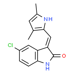 ChemSpider 2D Image | SU 5614 | C15H13ClN2O