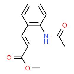 ChemSpider 2D Image | methyl acetamidocinnamate | C12H13NO3