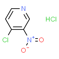 ChemSpider 2D Image | 4-chloro-3-nitropyridine hydrochloride | C5H4Cl2N2O2