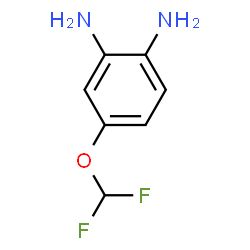 ChemSpider 2D Image | 4-(Difluoromethoxy)-1,2-benzenediamine | C7H8F2N2O