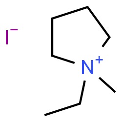 ChemSpider 2D Image | 1-Ethyl-1-methylpyrrolidinium iodide | C7H16IN
