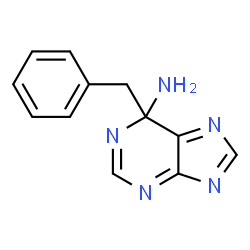 ChemSpider 2D Image | 6-Benzyl-6H-purin-6-amine | C12H11N5