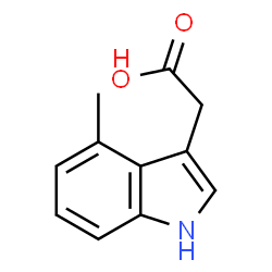ChemSpider 2D Image | (4-Methyl-1H-indol-3-yl)acetic acid | C11H11NO2