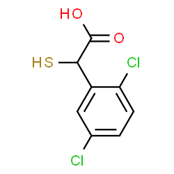 ChemSpider 2D Image | (2,5-Dichlorophenyl)(sulfanyl)acetic acid | C8H6Cl2O2S