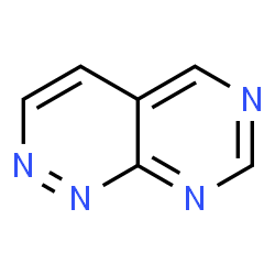 ChemSpider 2D Image | Pyrimido[4,5-c]pyridazine | C6H4N4