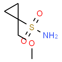 ChemSpider 2D Image | 1-(Methoxymethyl)cyclopropanesulfonamide | C5H11NO3S