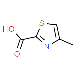 ChemSpider 2D Image | 4-Methyl-2-thiazolecarboxylic acid | C5H5NO2S