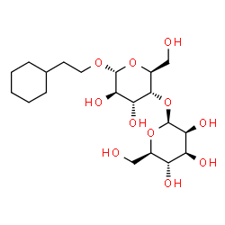 ChemSpider 2D Image | 2-Cyclohexylethyl 4-O-beta-D-mannopyranosyl-alpha-L-altropyranoside | C20H36O11