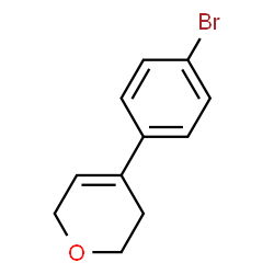 ChemSpider 2D Image | 4-(4-Bromophenyl)-3,6-dihydro-2H-pyran | C11H11BrO