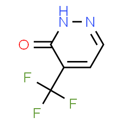 ChemSpider 2D Image | 4-(Trifluoromethyl)-3(2H)-pyridazinone | C5H3F3N2O