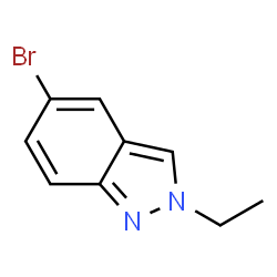 ChemSpider 2D Image | 5-Bromo-2-ethyl-2H-indazole | C9H9BrN2
