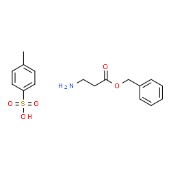 ChemSpider 2D Image | H-beta-Ala-Obzl.TosOH | C17H21NO5S