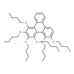 ChemSpider 2D Image | hexabutoxytriphenylene | C42H60O6