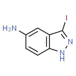 ChemSpider 2D Image | 3-Iodo-1H-indazol-5-amine | C7H6IN3