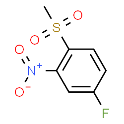 ChemSpider 2D Image | 4-Fluoro-2-nitrophenyl methyl sulfone | C7H6FNO4S