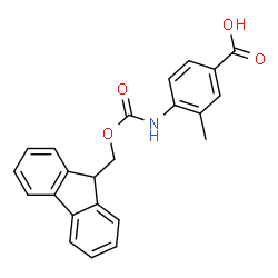 ChemSpider 2D Image | Fmoc-4-amino-3-methylbenzoic acid | C23H19NO4
