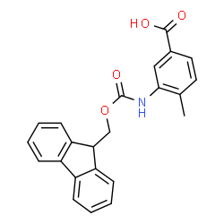 ChemSpider 2D Image | Fmoc-3-amino-4-methylbenzoic acid | C23H19NO4