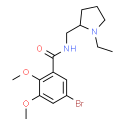ChemSpider 2D Image | Isoremoxipride | C16H23BrN2O3
