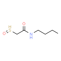 ChemSpider 2D Image | N-butyl-2-(oxo-$l^{3}-sulfanyl)acetamide | C6H12NO2S