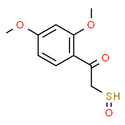 ChemSpider 2D Image | 1-(2,4-dimethoxyphenyl)-2-(oxo-$l^{3}-sulfanyl)ethanone | C10H11O4S