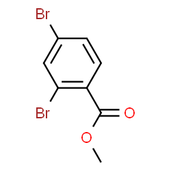 ChemSpider 2D Image | Methyl 2,4-dibromobenzoate | C8H6Br2O2