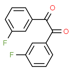 ChemSpider 2D Image | 1,2-Bis(3-fluorophenyl)-1,2-ethanedione | C14H8F2O2