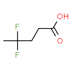 ChemSpider 2D Image | 4,4-Difluoropentanoic acid | C5H8F2O2