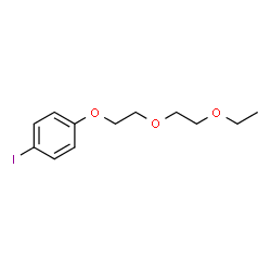 ChemSpider 2D Image | 1-[2-(2-Ethoxyethoxy)ethoxy]-4-iodobenzene | C12H17IO3