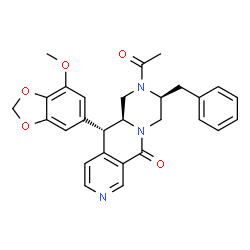 ChemSpider 2D Image | azachrysposorazine C2 | C28H27N3O5