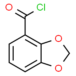ChemSpider 2D Image | 1,3-Benzodioxole-4-carbonyl chloride | C8H5ClO3